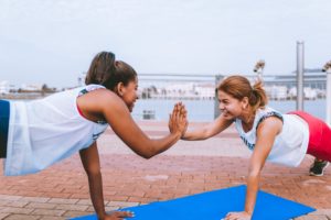 Deal with anxiety, stress, and fear with exercise