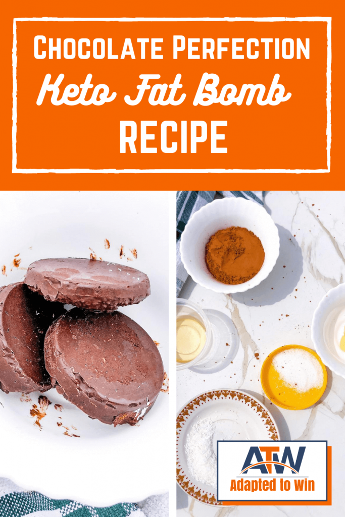 Keto fat bombs. Chocolate perfection
